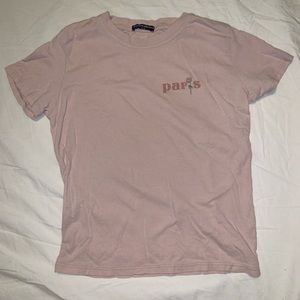 brandy melville baby pink soft tee💘